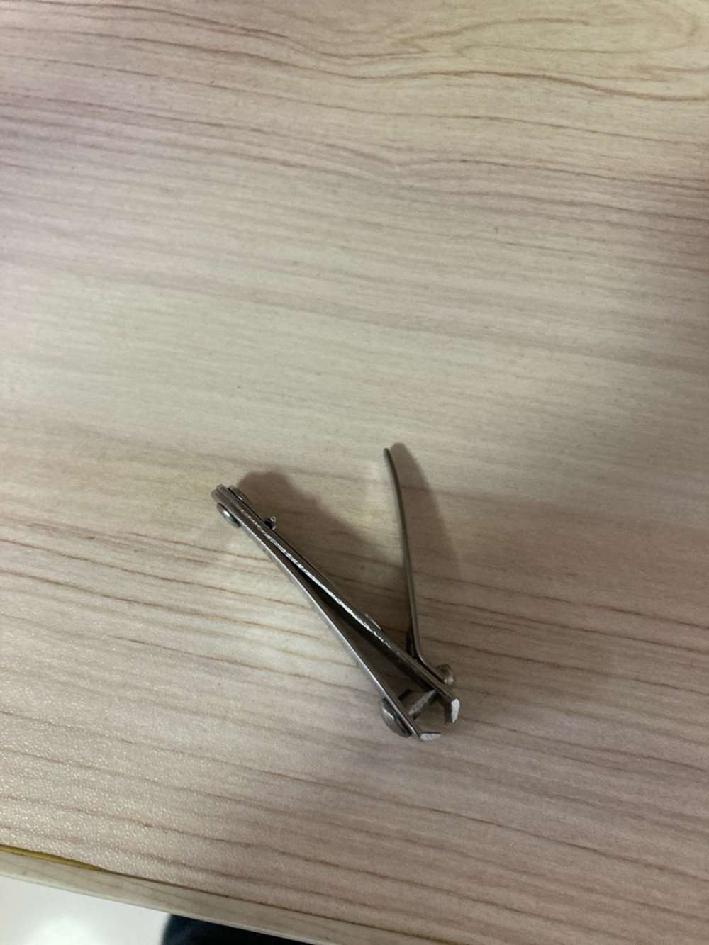Silver Metal Tie Clip for Men - Classic Sleek Accessory